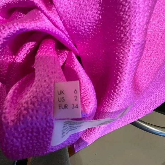 Solace London gorgeous pink one shoulder dress - Picture 5 of 8